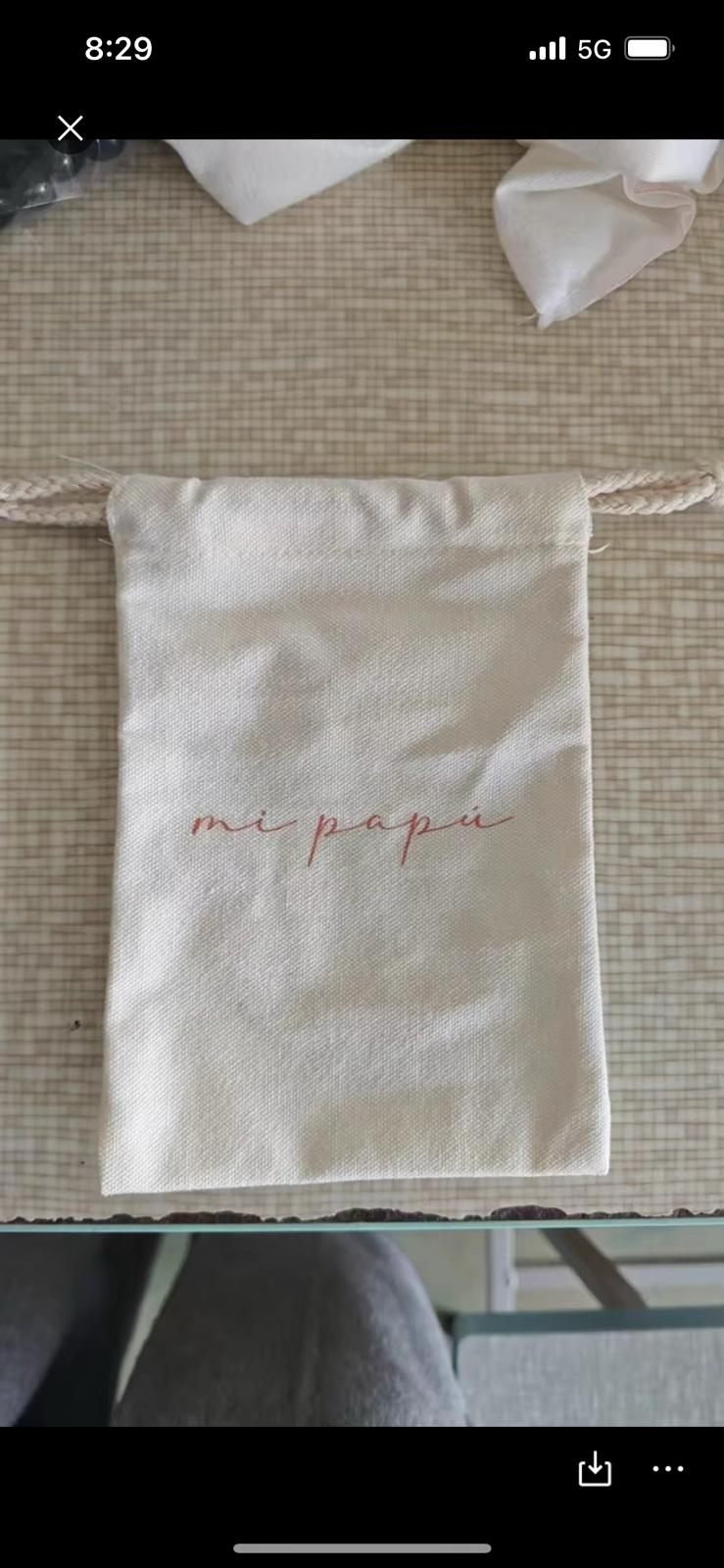 Bolsa de tela Mi papú