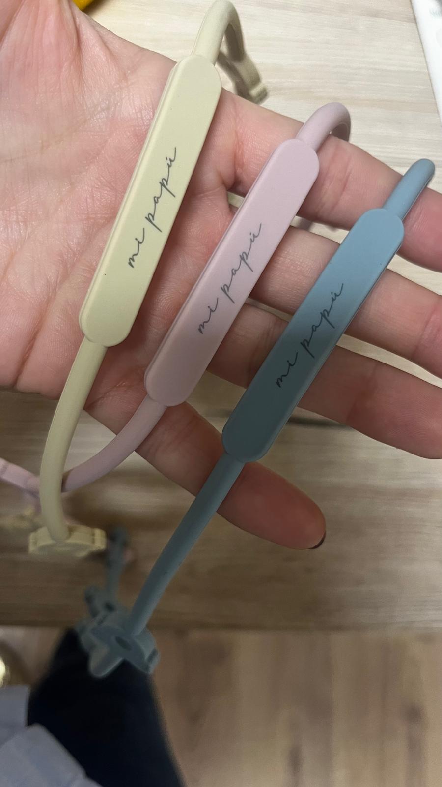 Pulseras de silicona Mi papú