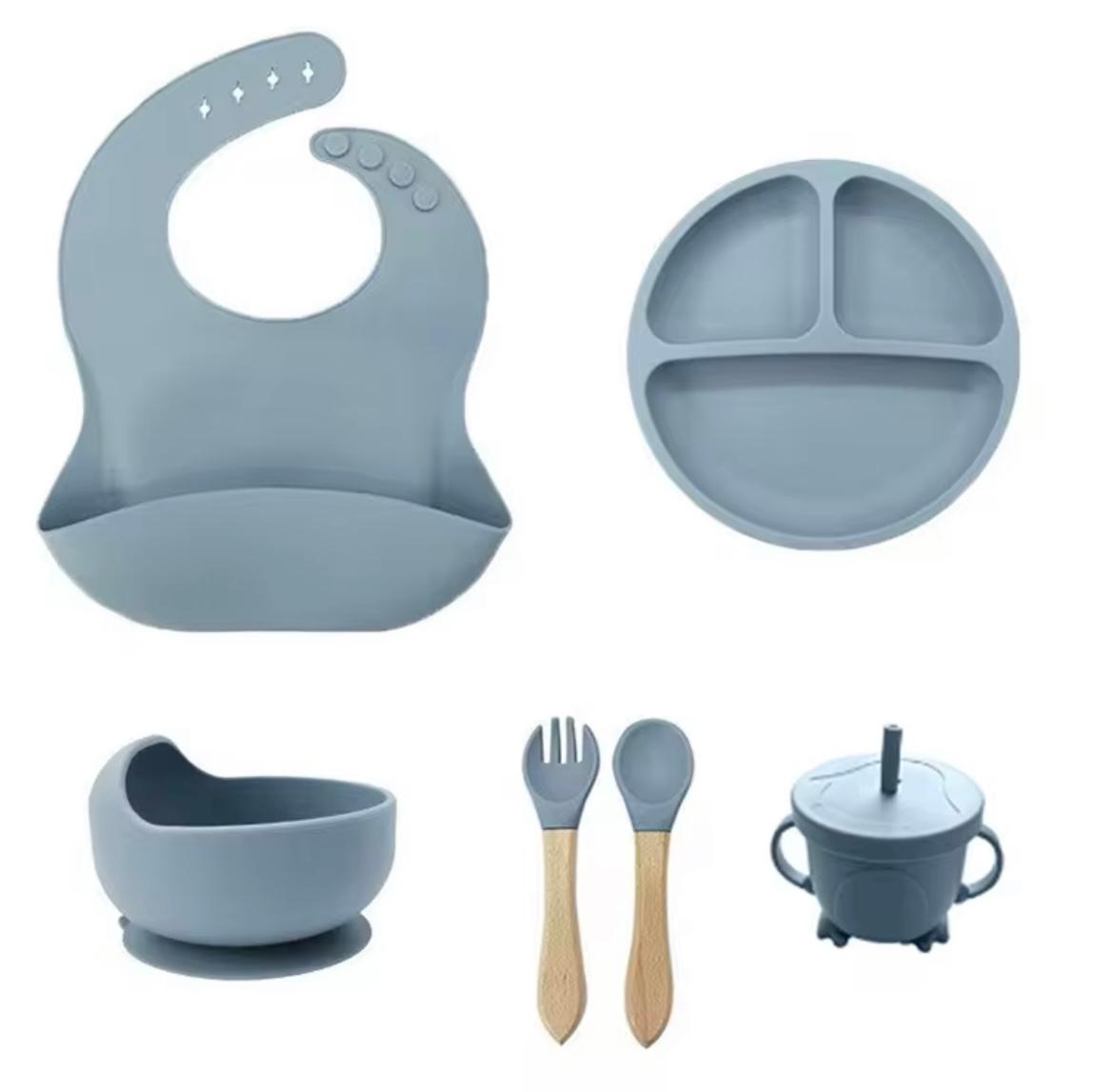 Set comedor azul Mi papú