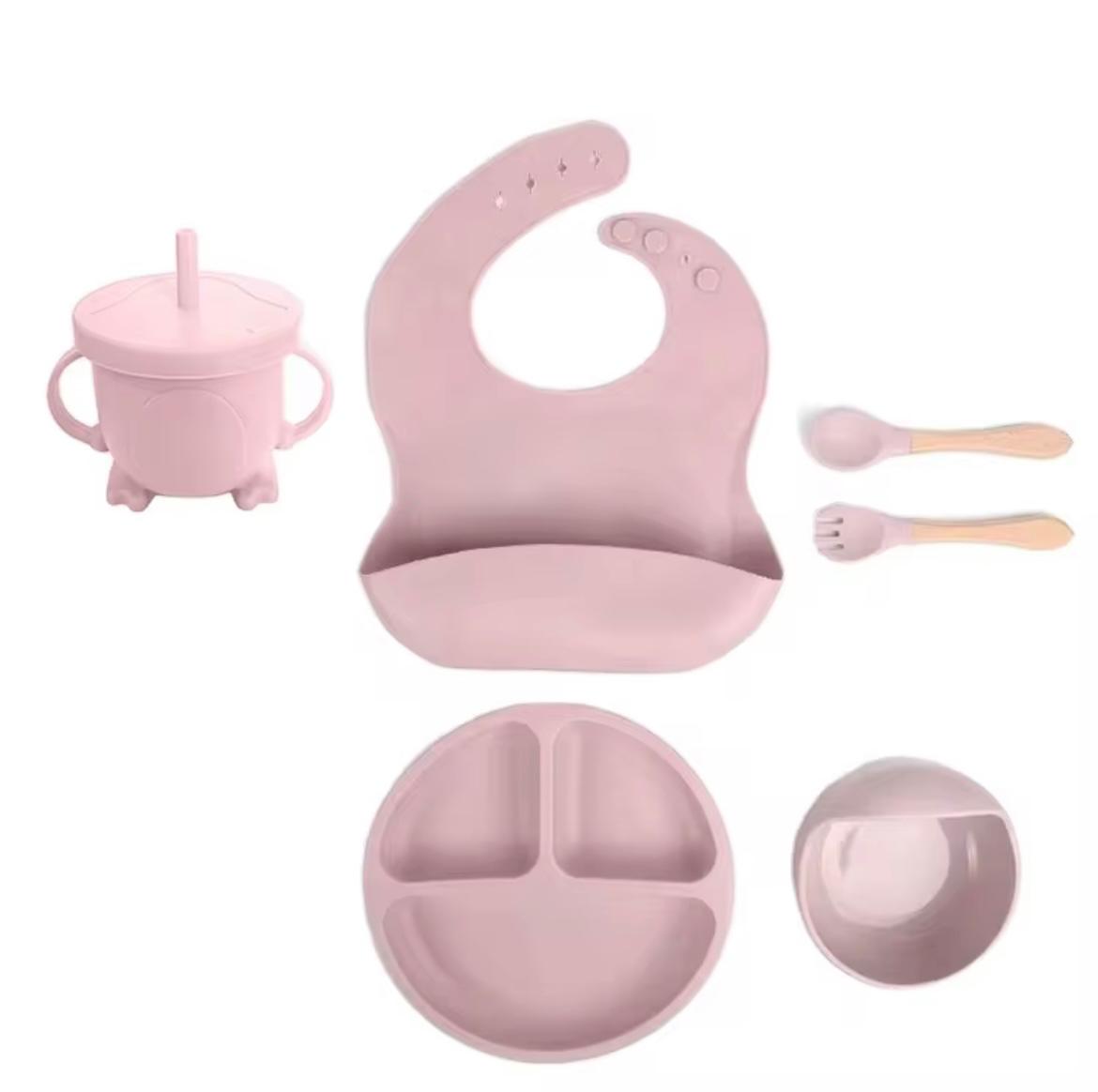 Set comedor rosa Mi papú